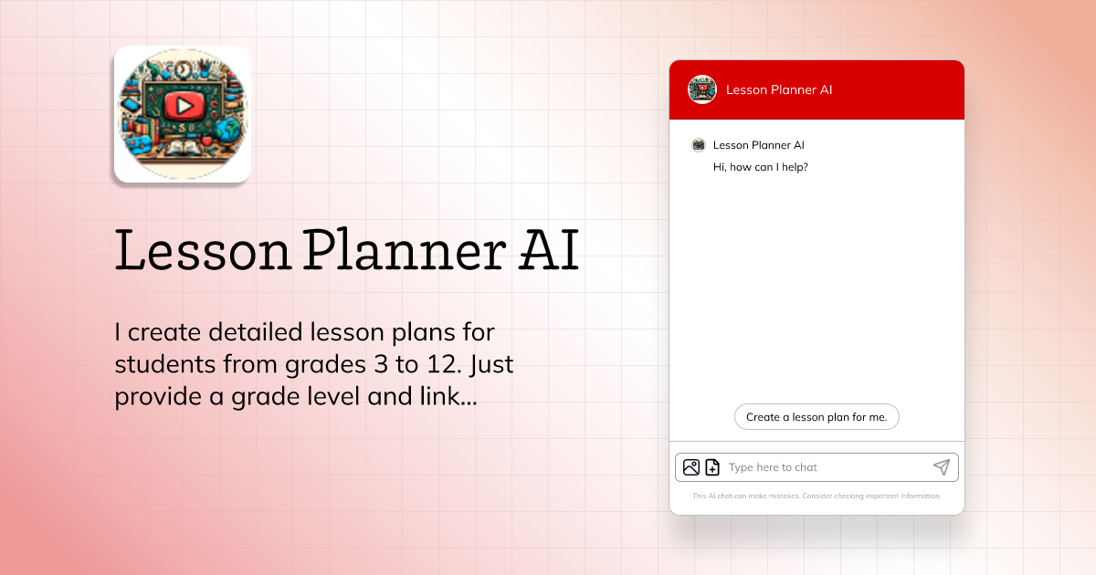 Lesson planner ai